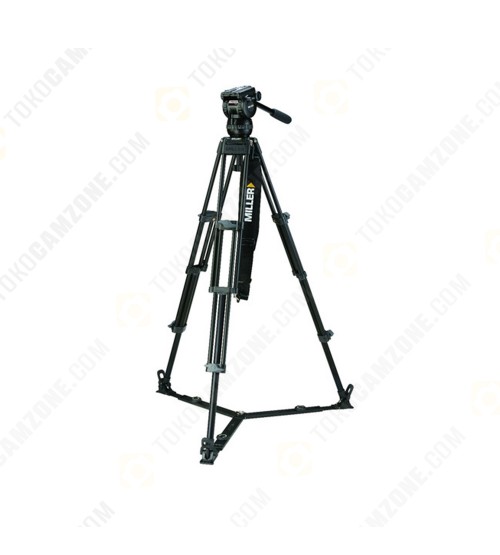 Miller CX8 Fluid Head with Toggle 2-Stage Alloy Tripod System (Ground-Level Spreader)